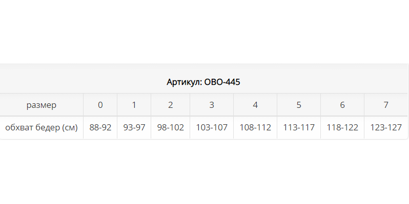 Бандажи при опущении внутренних органов ОВО-445 Экотен, мягкая фиксация купить в OrtoMir24