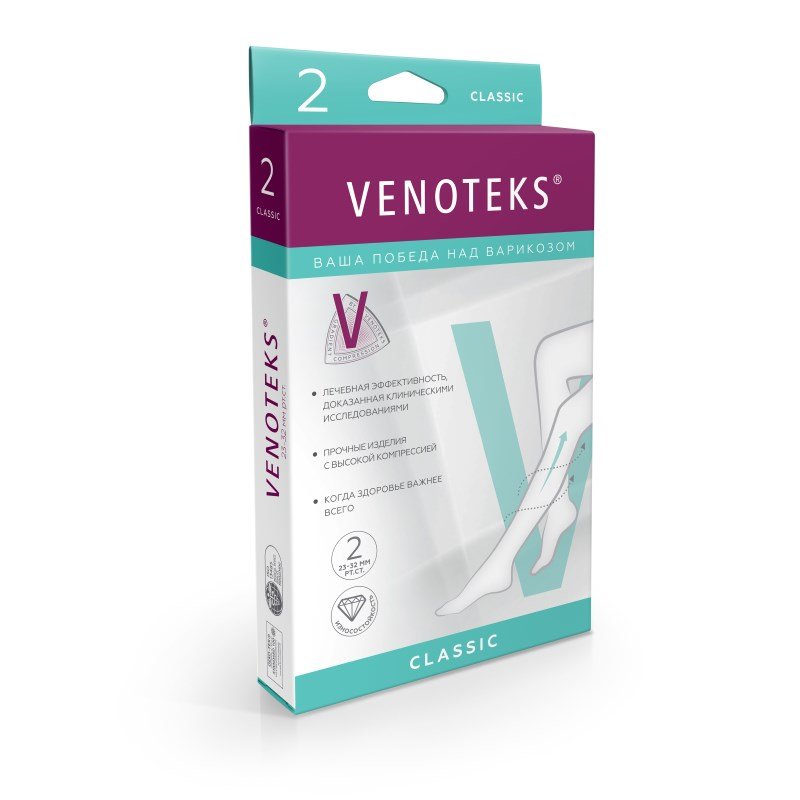 Компрессионные колготки 2С316 VENOTEKS, 2 класс купить в OrtoMir24